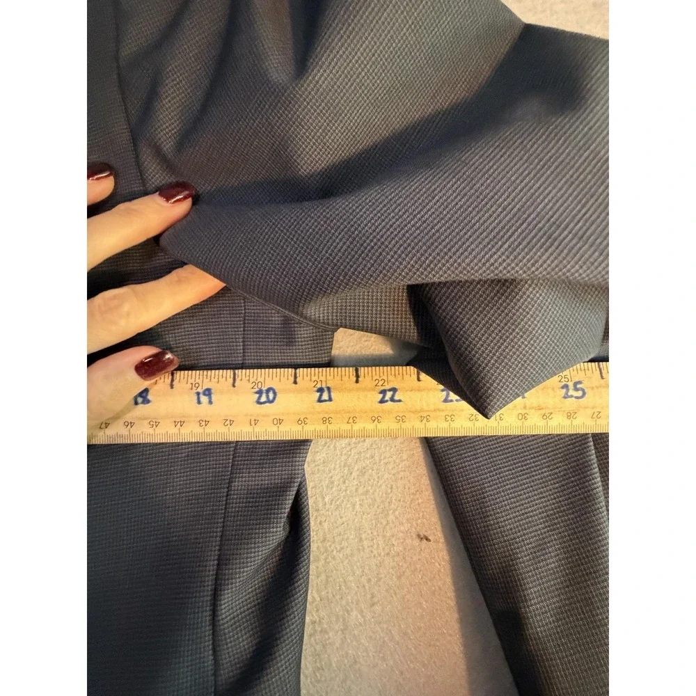 Hugo Boss Suit Mens 42 38x31 Gray Super 100 Wool 2 Piece Jacket Pants FLAWS